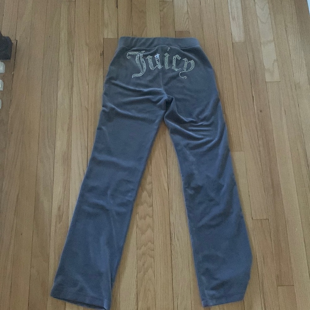 Juicy Couture Velour Embellished Elastic Sweatpants